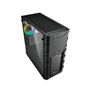 Sharkoon Skiller SGC1 RGB ATX Tower PC Gaming Case Black - Image 4