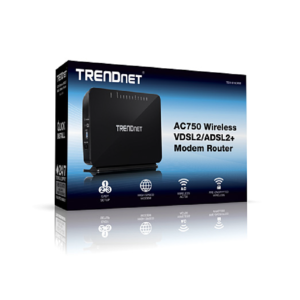 TrendNet AC750 VDSL2/ADSL2+ Modem Router